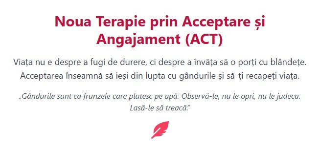 Conștiința și Gândirea: Practici pentru Acceptare